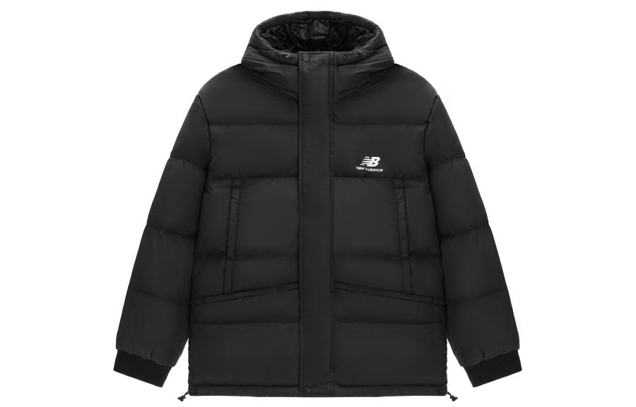New Balance New Balance Winter Padded Down Jackets Men's Black Hooded Moderate Other