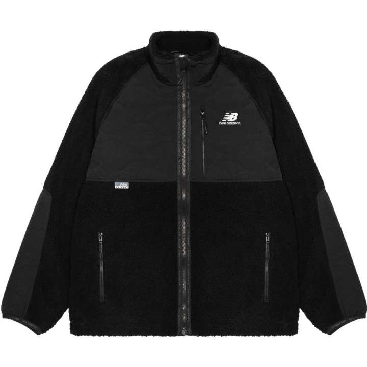 New Balance New Balance Velvet Jackets Men's Black Stand Collar Moderate