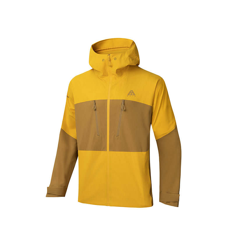 Anta Abrasion Resistant And Windproof Windbreaker Jacket Men's Yellow Brown