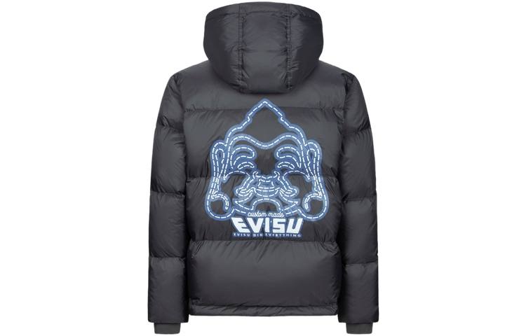 EVISU EVISU Down Jacket Men's Dark Gray
