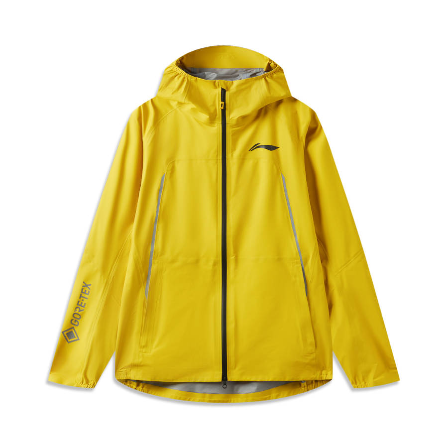 Li-Ning Li Ning Running Collection Waterproof, Windproof, And Breathable Windbreaker Jacket Unisex Pink Butterfly Yellow