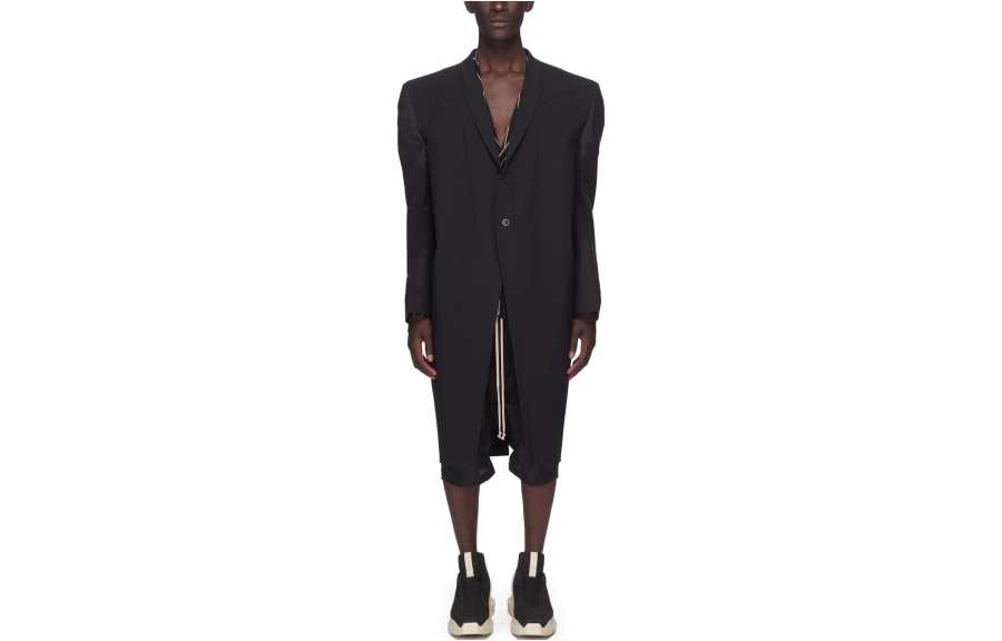 RICK OWENS SS23 Coats Men's Black Moderate