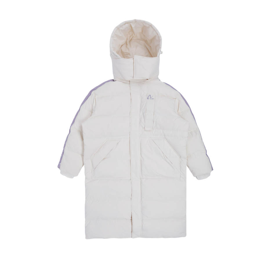 Nerdy Nerdy Down Jackets Unisex Cream Hooded Moderate
