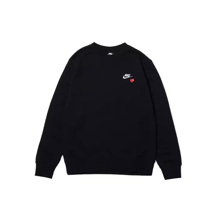Nike Nike Sweatshirts Men's Black Crew Neck Moderate Regular