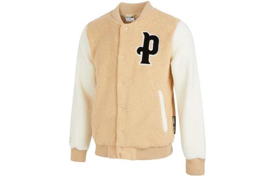 PUMA Velvet feel Coat Men's Beige Yellow