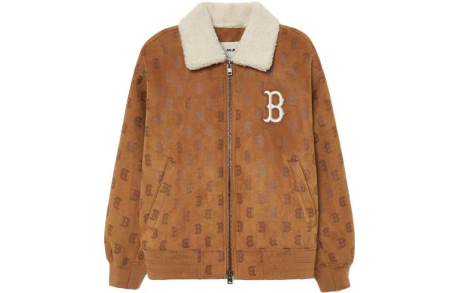 MLB MLB Velvet Jackets Unisex Camel Lapel Moderate