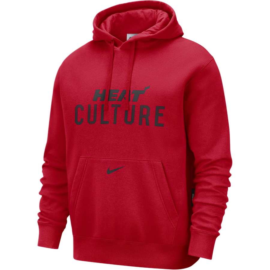 Nike Nike Miami Heat Club City Edition Men's Nike Nba Fleece Pullover Hoodie