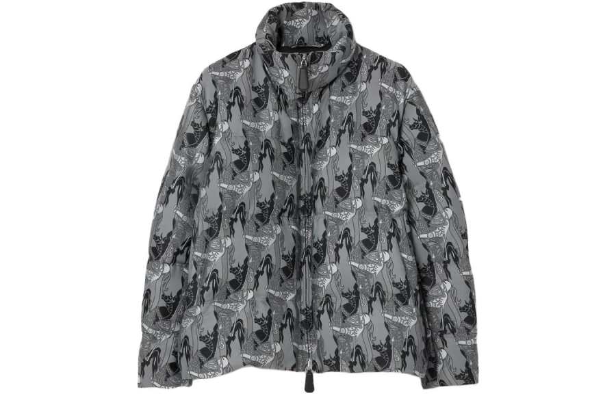 Burberry Burberry abstract-print padded jacket