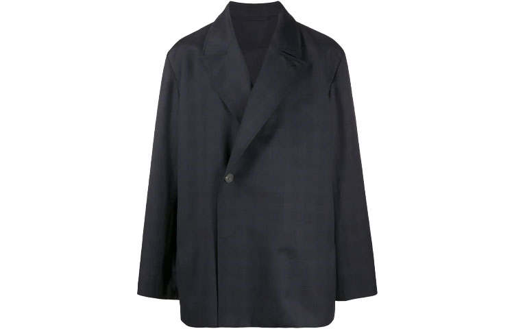 Balenciaga FW21 Coat Men's Dark Blue