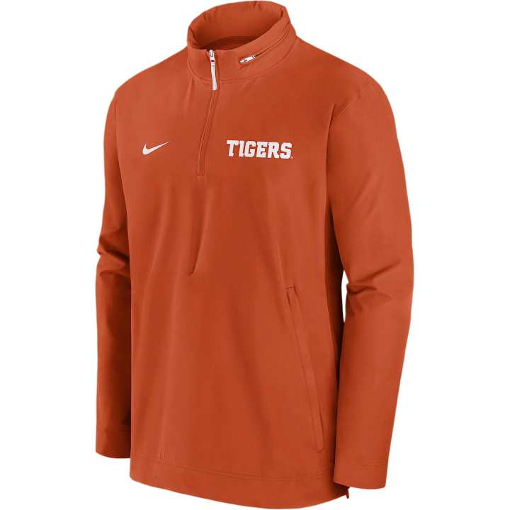 Nike Nike Clemson Tigers Sideline Coach Men's Nike College 1/2 Zip Hooded Jacket