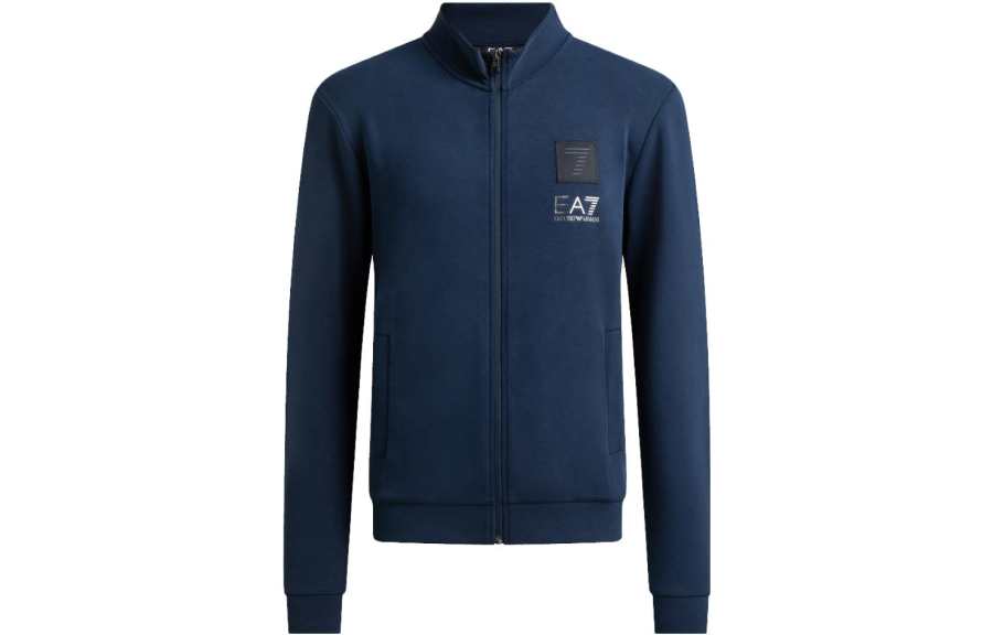 EMPORIO ARMANI EA7 FW23 Jackets & Coats Men's Navy Blue