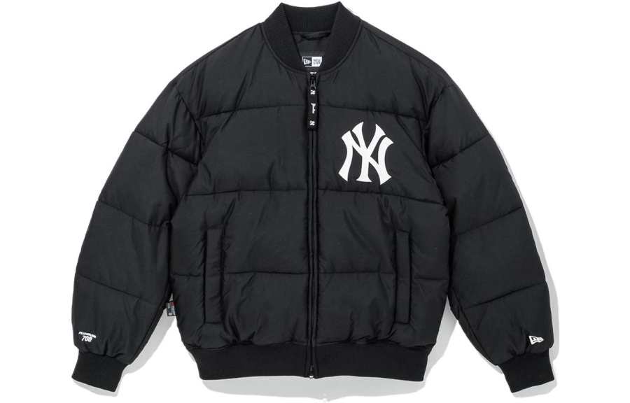 New Era Puffer Jacket Winter Unisex Black