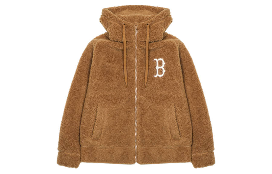 MLB MLB Velvet Jackets Unisex Brown Hooded Moderate