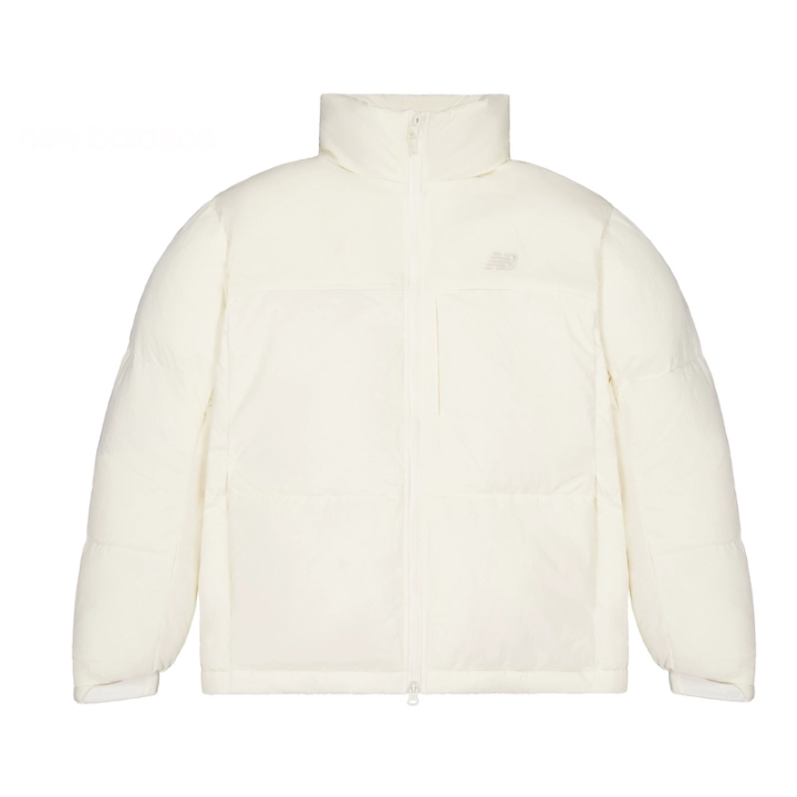 New Balance New Balance Down Jacket Unisex Ecru