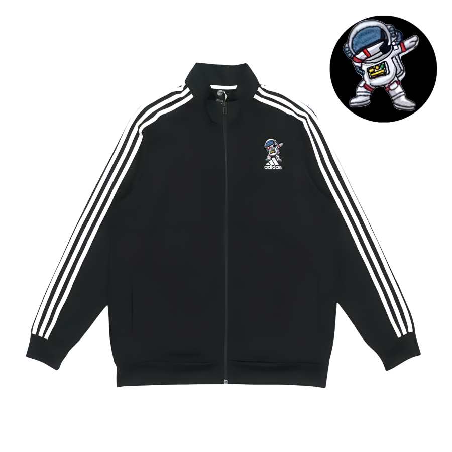 Adidas Adidas Jackets Unisex Black Stand Collar Moderate Pilot
