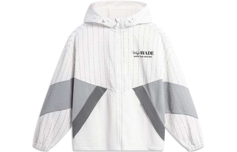 Li-Ning Li Ning Sun Protection Clothing Men's Standard White All Over Print