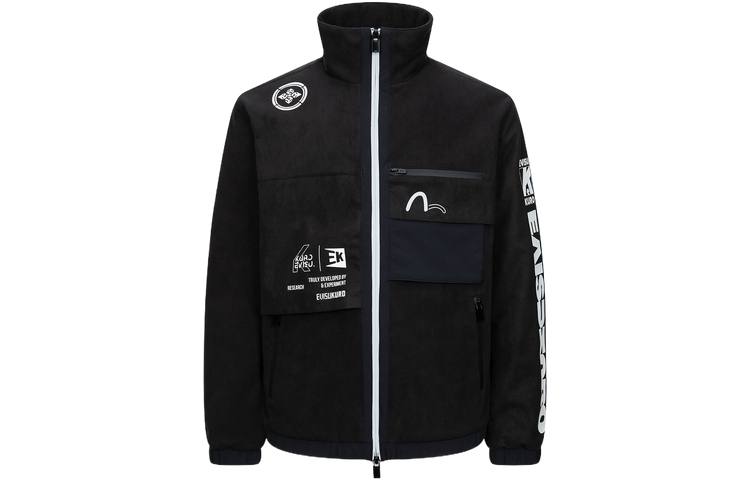 EVISU EVISU Jackets Men's Black Hooded Moderate Other