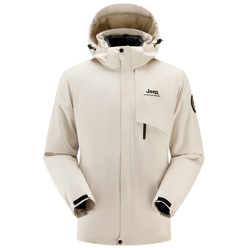 Jeep Waterproof, Windproof, Breathable, Abrasion Resistant, Thermal Windbreaker Jacket Unisex