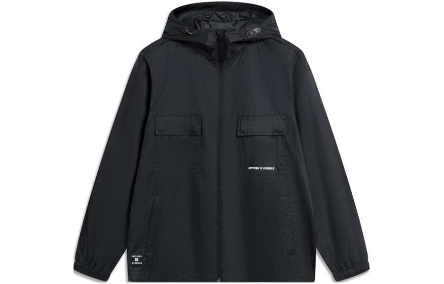 Li-Ning Li Ning Sports Life Collection Sun Protection Clothing Men's Black