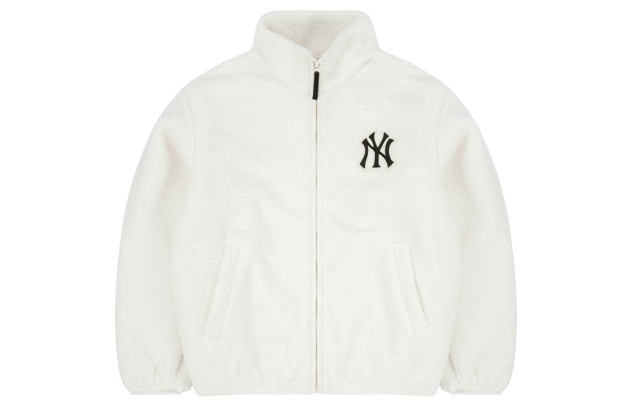 MLB MLB Velvet Jackets Unisex Ivory Stand Collar Moderate
