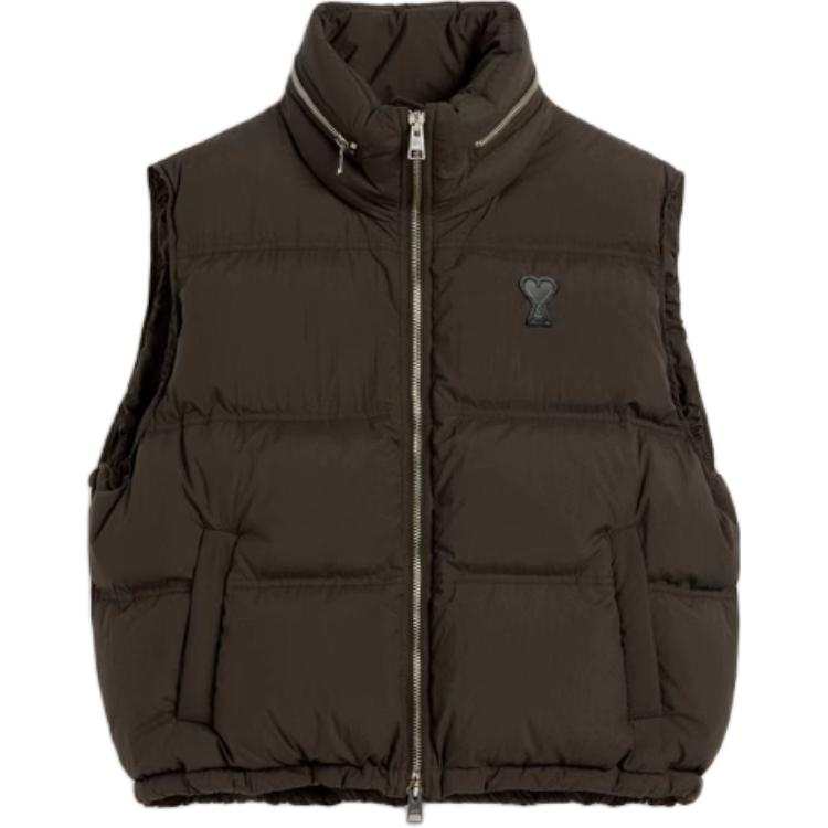 AMIPARIS Ami Paris Monogram Patch Puffer Gilet