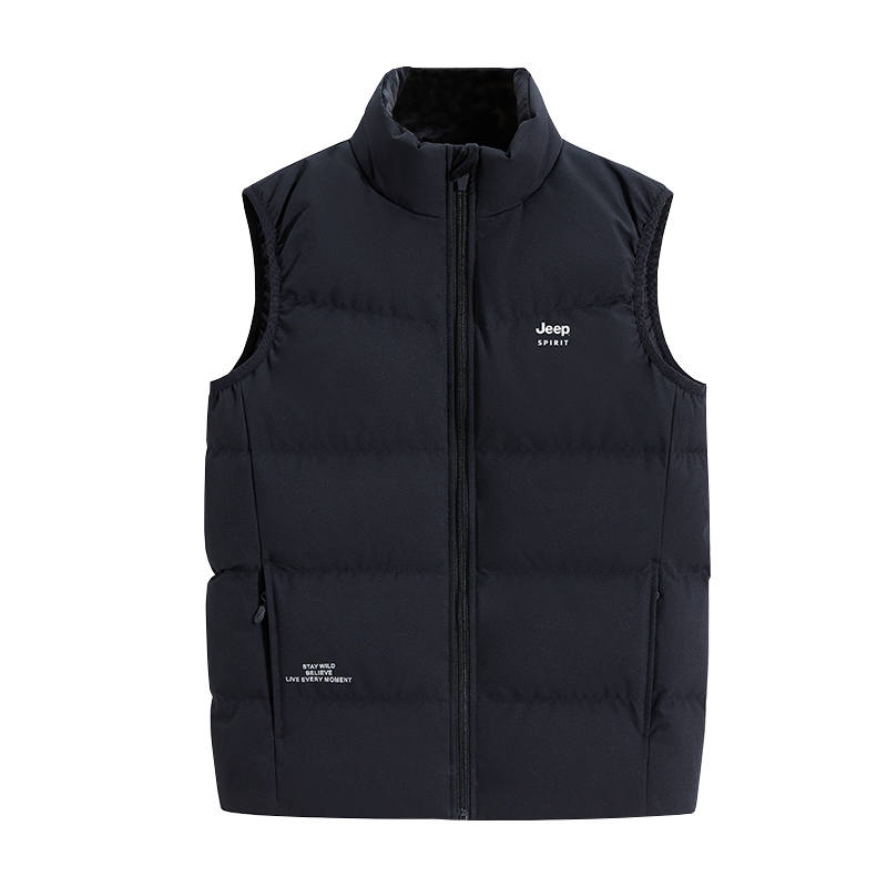 JEEP SPIRIT Down Vests Unisex Stand Collar Moderate Other