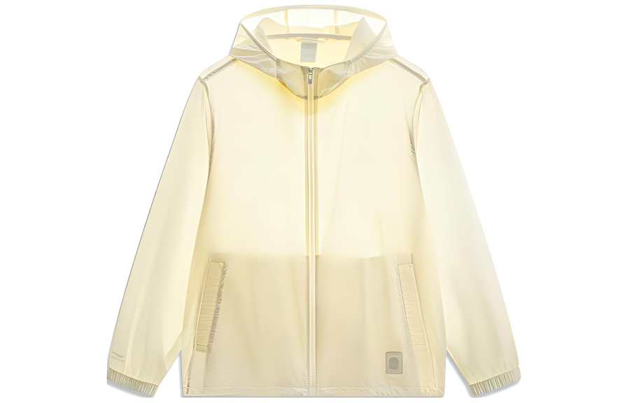 Li-Ning Li Ning China Color Series UV Protection Sun Protection Clothing Men's Creamy