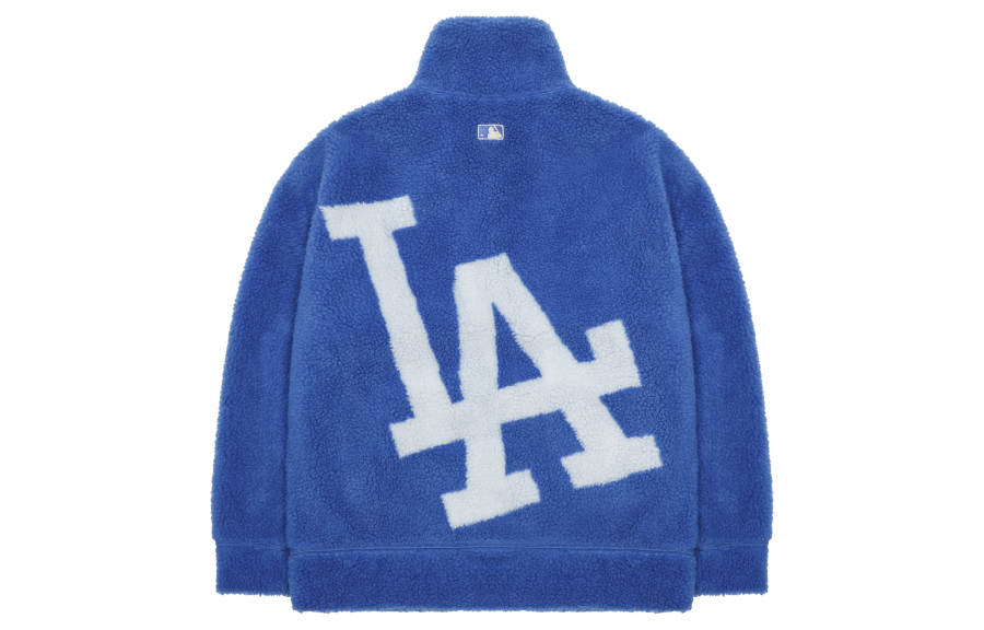 MLB MLB Velvet Jackets Unisex Blue Stand Collar Moderate
