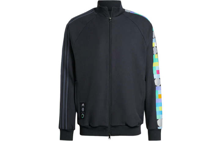 Adidas Adidas Manchester United Jackets Men's Black Stand Collar Moderate Other
