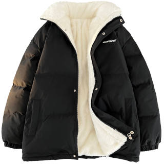 PRESSURE Puffer Jackets Unisex Stand Collar Moderate
