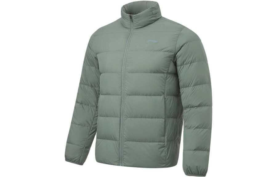 Li-Ning Li Ning Fitness Series Down Jacket Men's Gray Green