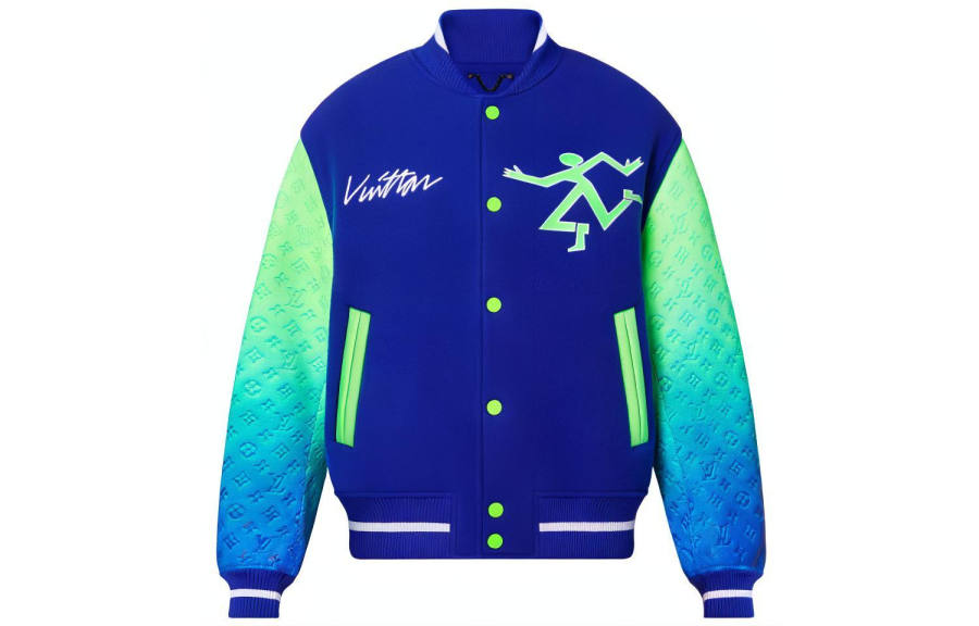 LOUIS VUITTON LOUIS VUITTON Mix Gradient Leather Bomber