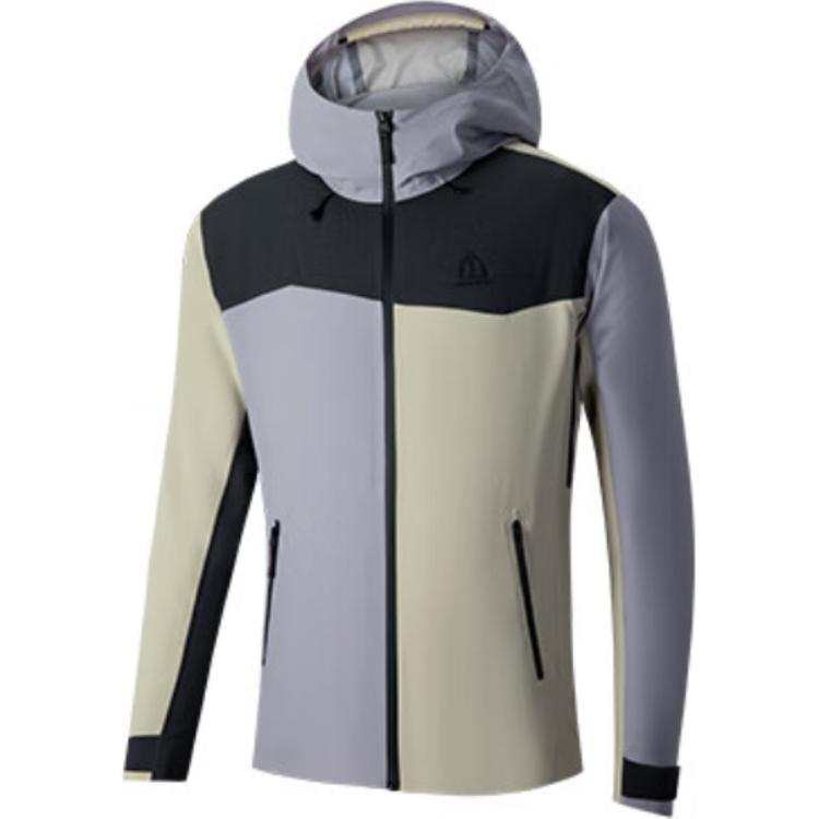 361° Waterproof, Windproof, Breathable, Abrasion Resistant, Rainproof Windbreaker Jacket Unisex Laurel Leaf Gray Green