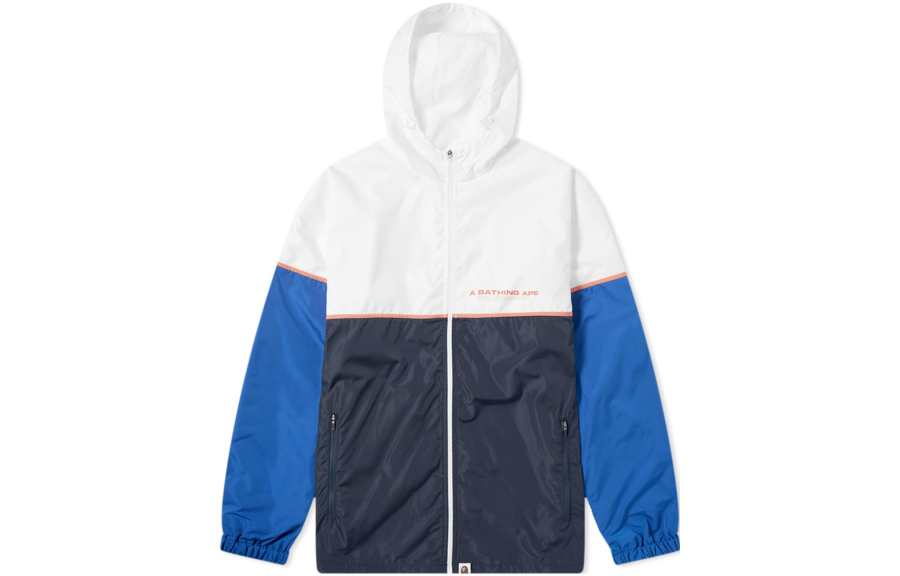 A BATHING APE Jackets Unisex Marine Blue Hooded Moderate Other