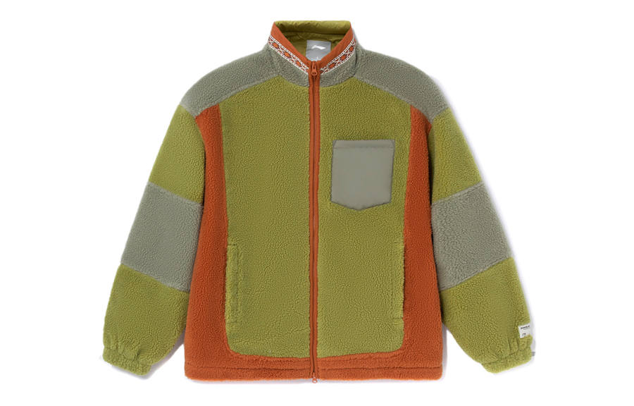 Li-Ning Li Ning Velvet feel Coat Unisex Moss Green, Orchid Green, Mumbai Brown
