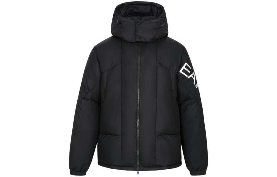 EMPORIO ARMANI Logo-print Padded Jacket