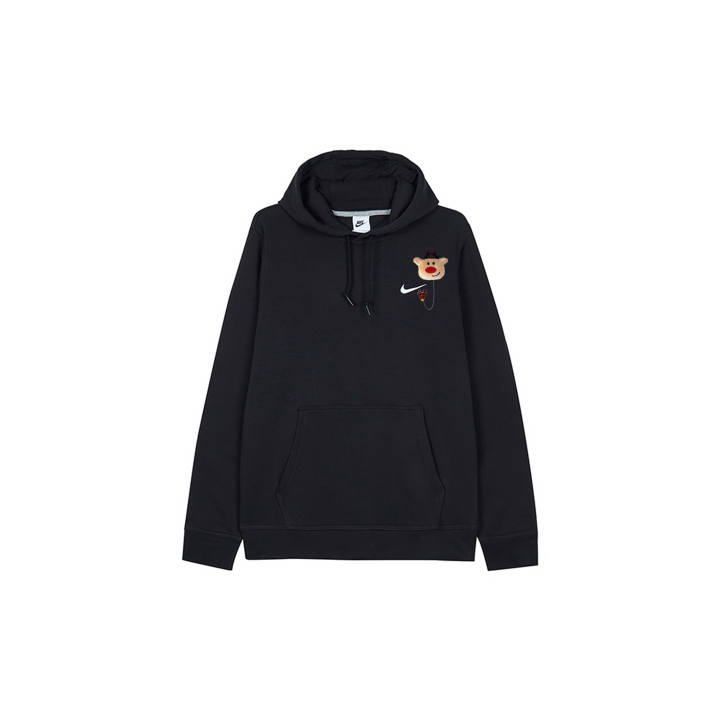 Nike Nike Sweatshirts Men's Black Hooded Thickened