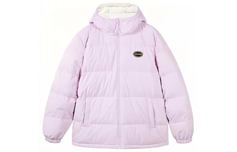 Skechers Down Jackets Unisex Mist Purple Hooded Thickened Other