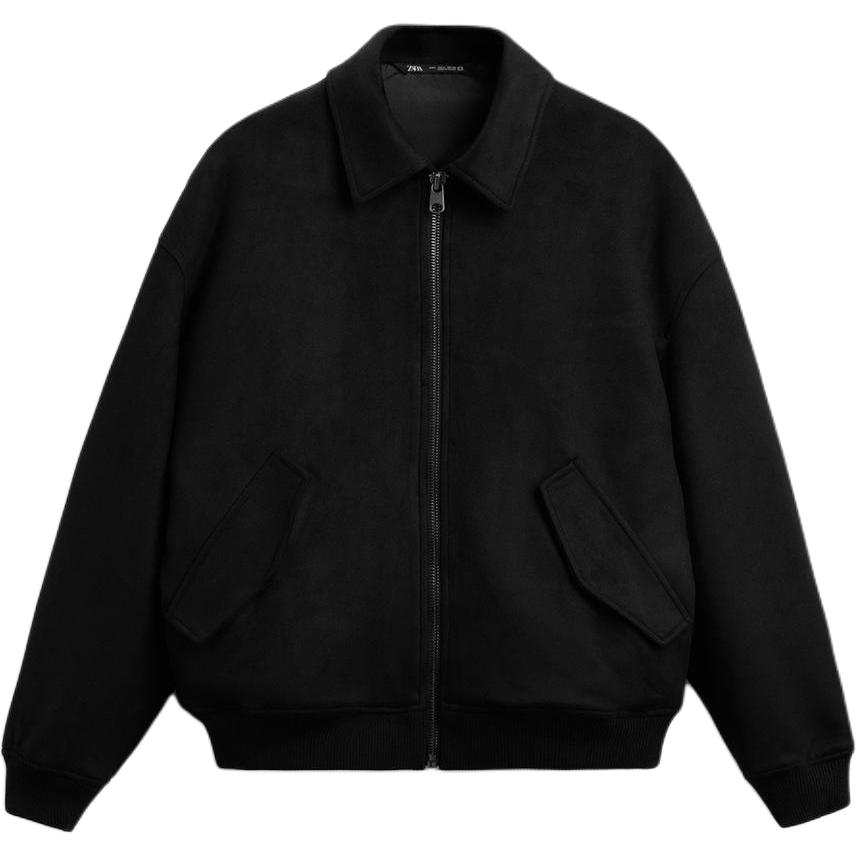 ZARA ZARA Jackets Men's Lapel Moderate Pilot