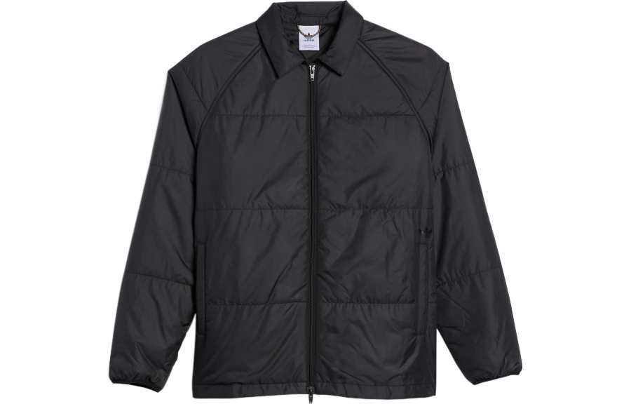 Adidas Originals Puffer Jackets Unisex Black Lapel Moderate Other