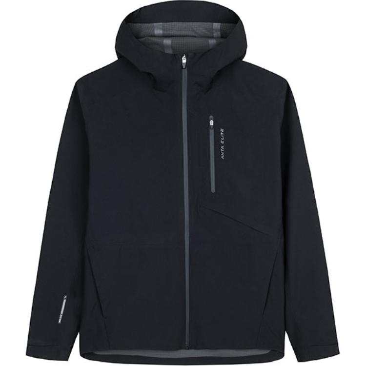 ANTA Anta Variety Training Collection Breathable And Super Light Windbreaker Jacket Men's Basic Black