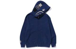 BAPE BLACK Bape Shark Full Zip Hoodie FW23