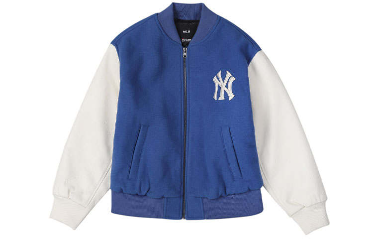 MLB New York Yankees Baseball Jerseys Unisex Blue Baseball Collar Moderate Straight Fit