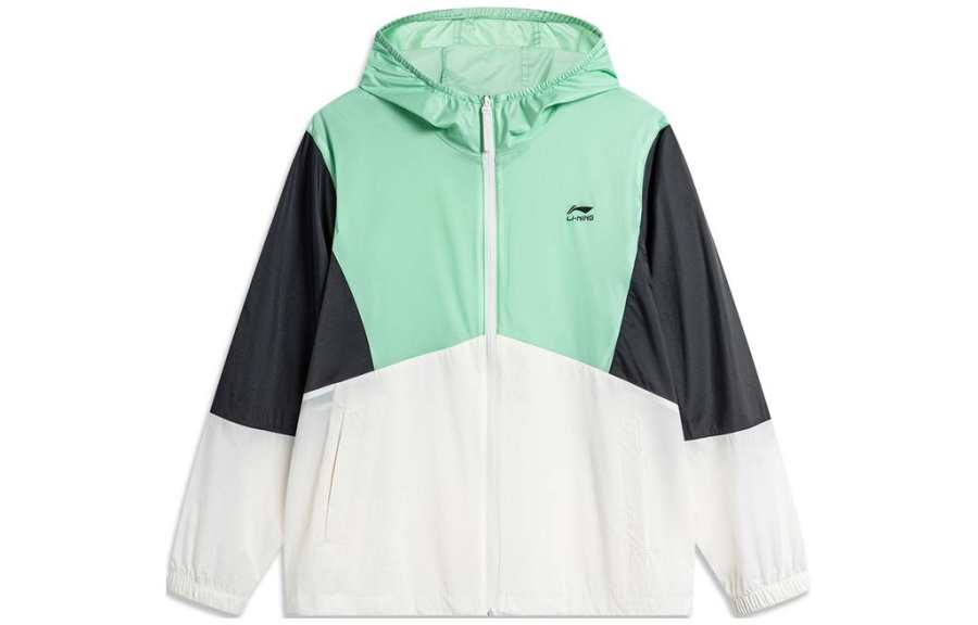 Li-Ning Li Ning Sports Life Collection UV Protection Sun Protection Clothing Men's Cooling Green Ivory Multicolor Combination