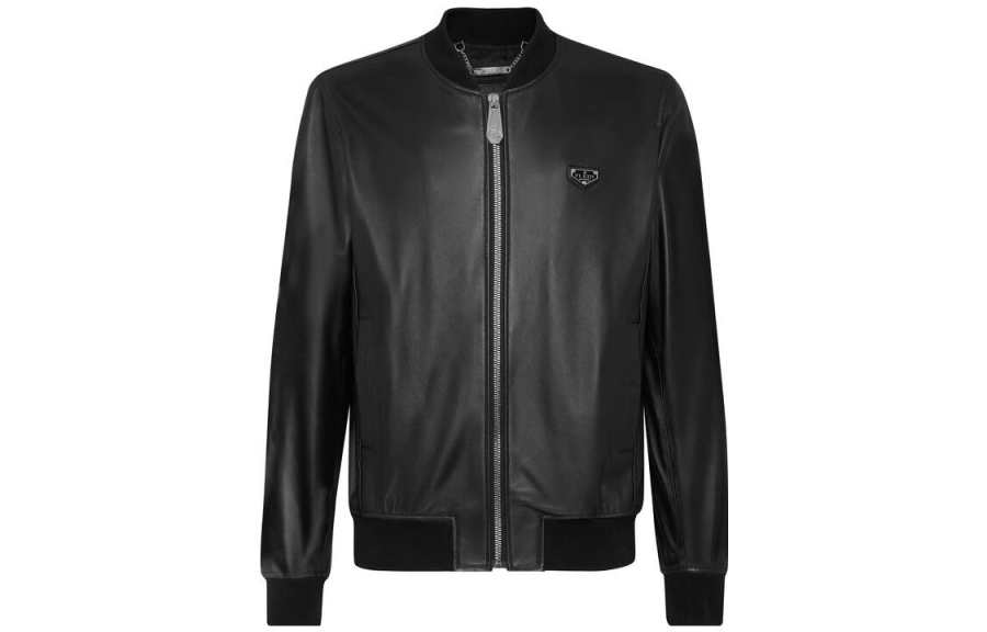 PHILIPP PLEIN PHILIPP PLEIN Leather Bomber Jacket