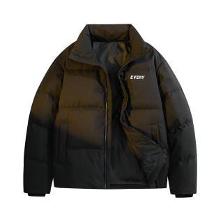 YAYA Down Jackets Unisex Stand Collar Thickened Puffer Jacket