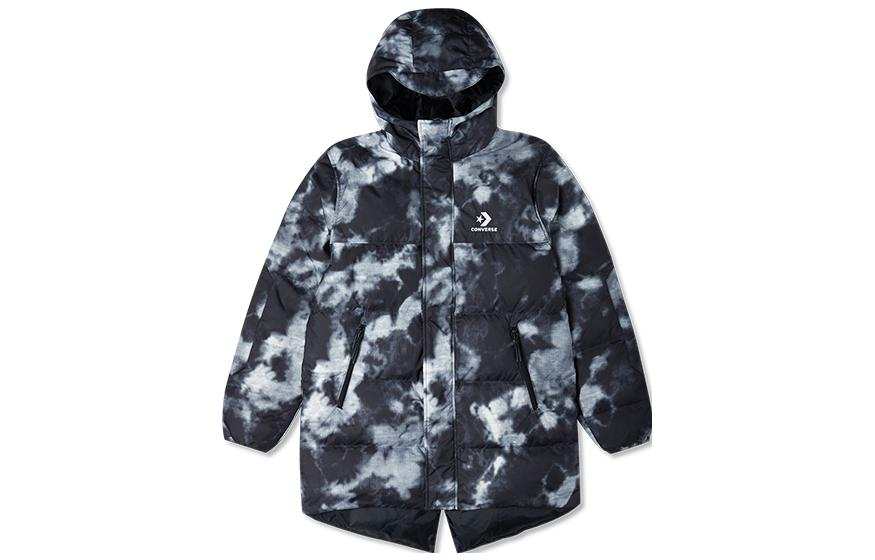 Converse Converse Down Jackets Men's Black Hooded Moderate
