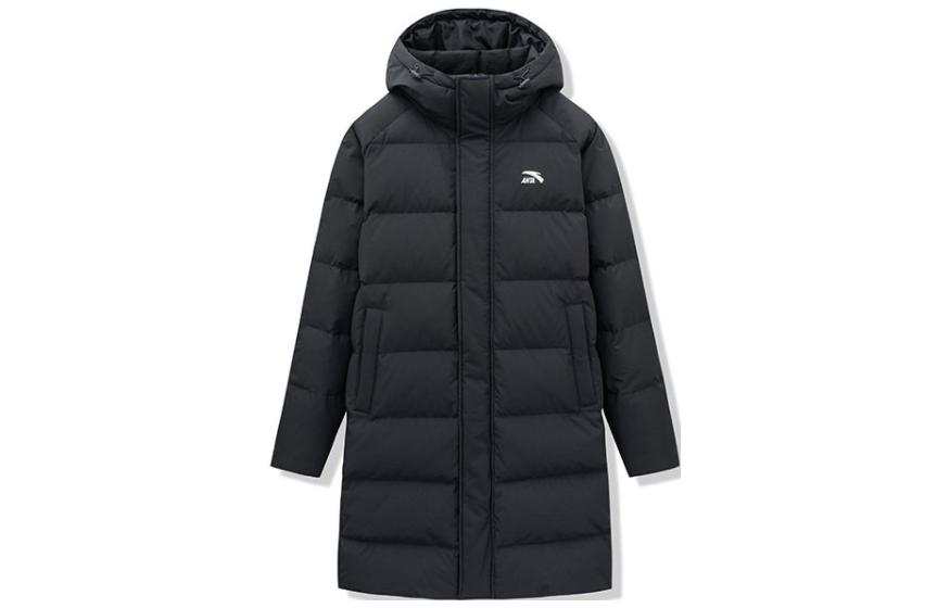 ANTA Down Jackets Men's Black Hooded Moderate Other