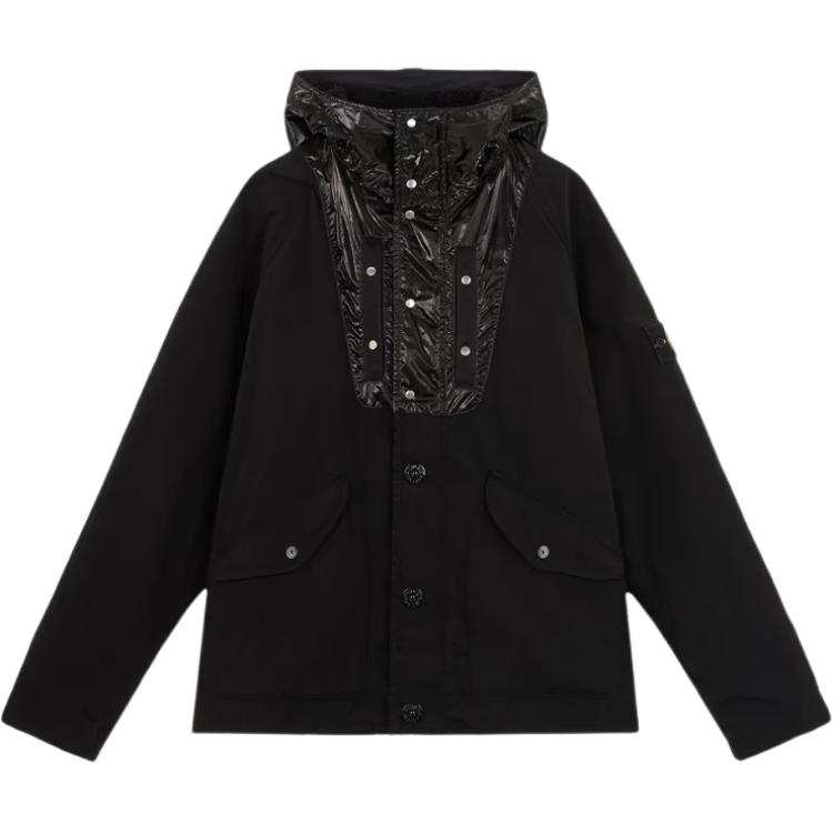 STONE ISLAND Anti Drop Hooded Panama Jacket