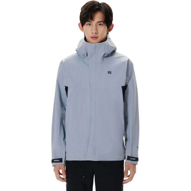 KOLON SPORT GAIA PRO Mountain Versatile Hiking Waterproof And Windproof Windbreaker Jacket Men's Light Blue